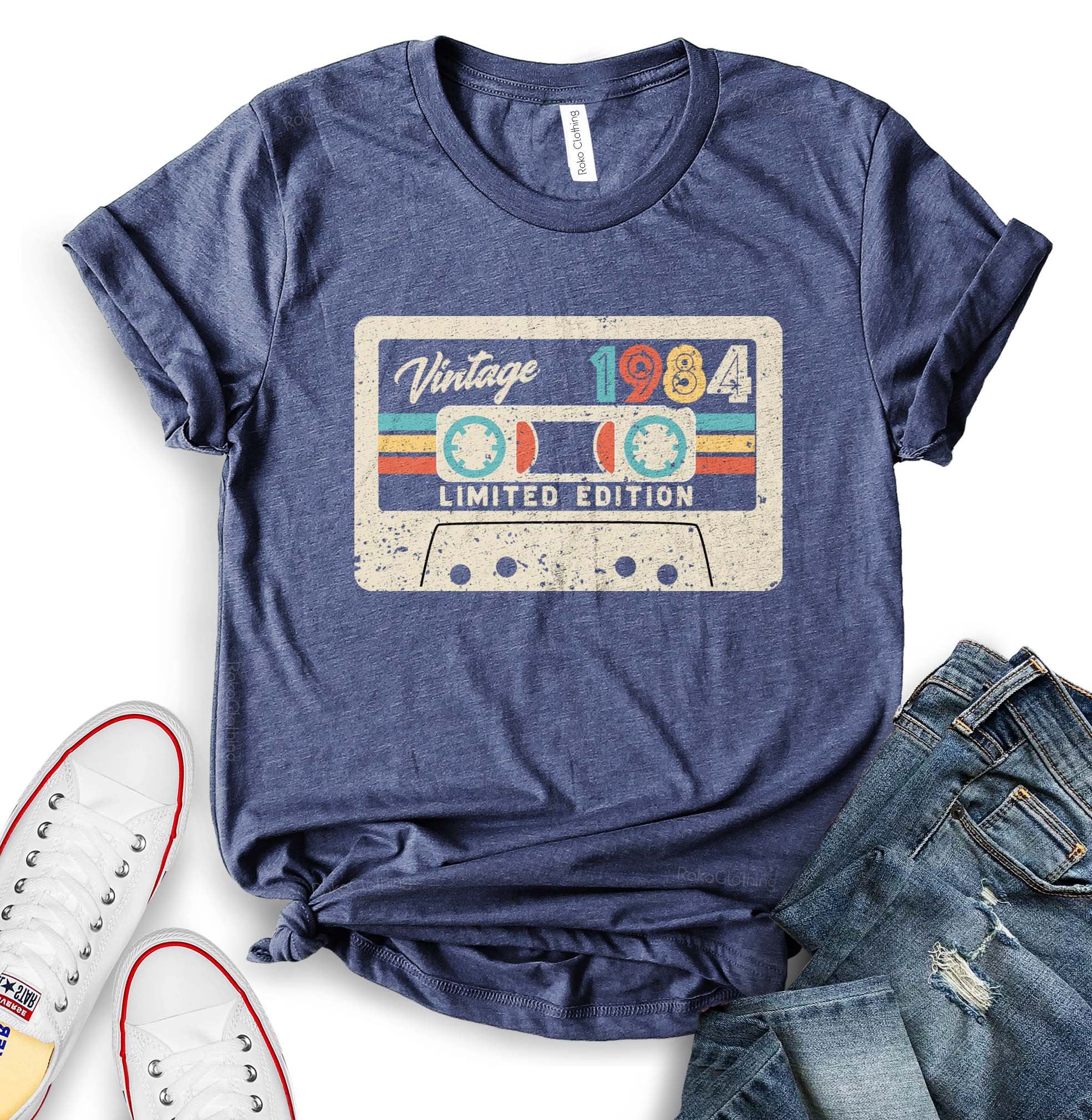 Casette Vintage 1984 T-shirt - Ideas for Birthday Gift