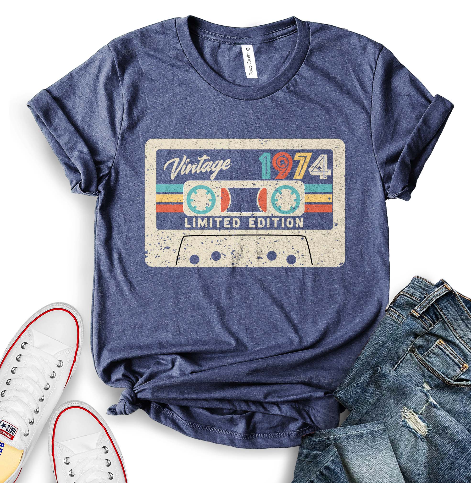 Casette 1974 T-shirt - 50th Birthday Shirt