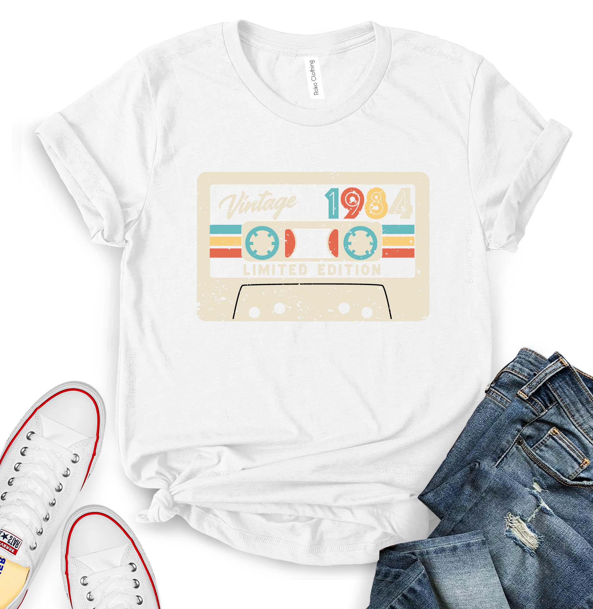 Casette Vintage 1984 T-shirt - Ideas for Birthday Gift