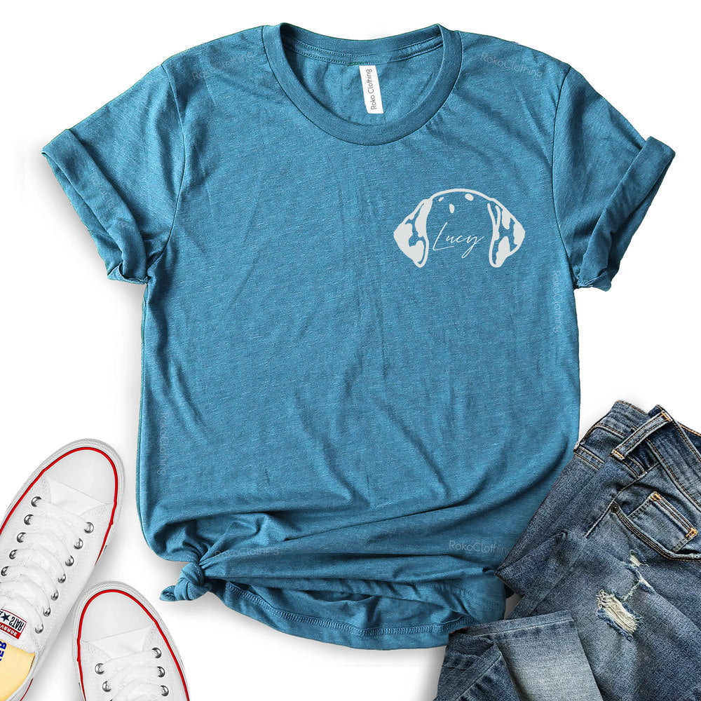 Dog Pocket Design Customizable T-Shirt