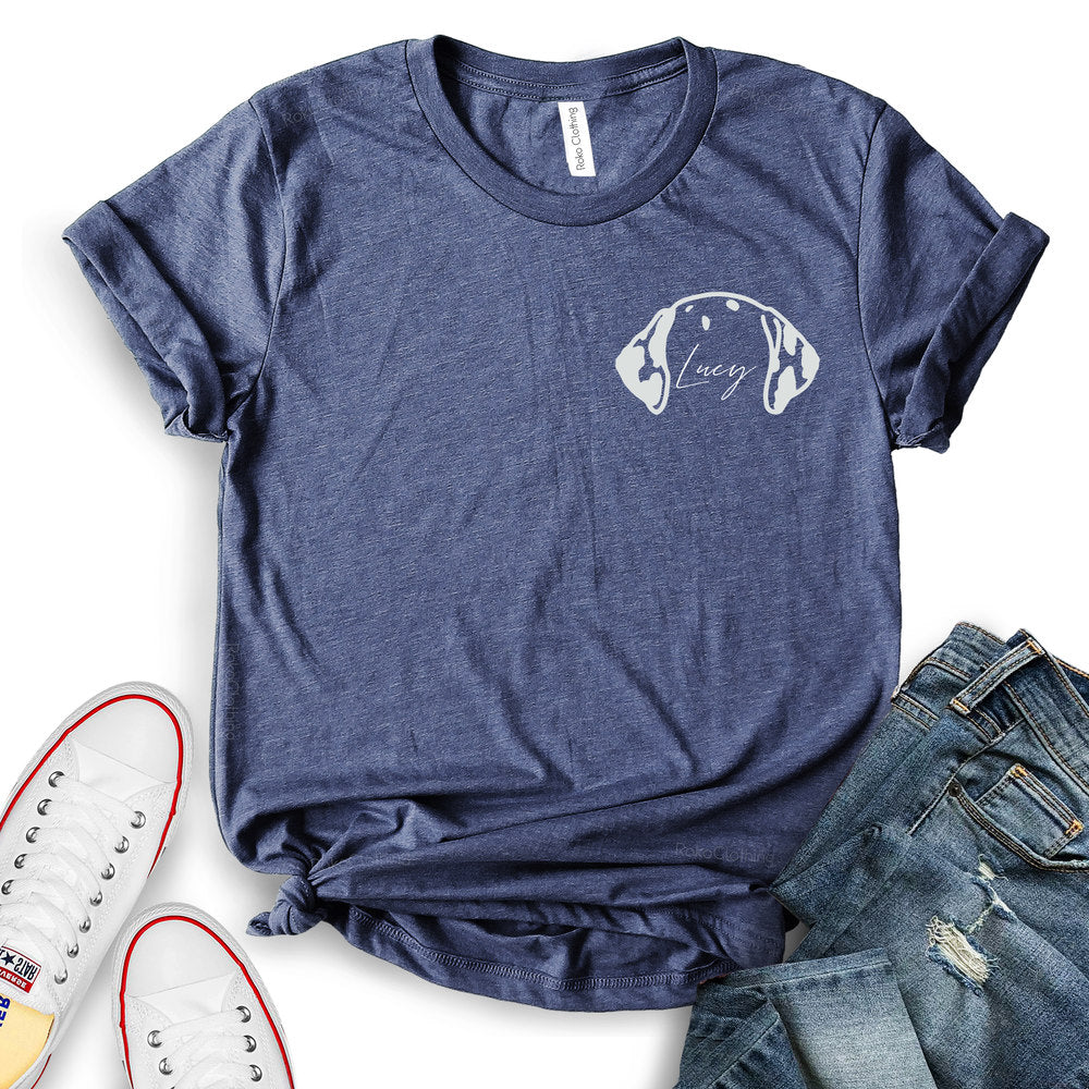 Dog Pocket Design Customizable T-Shirt