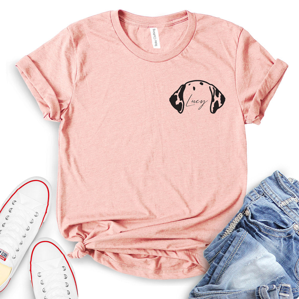 Dog Pocket Design Customizable T-Shirt