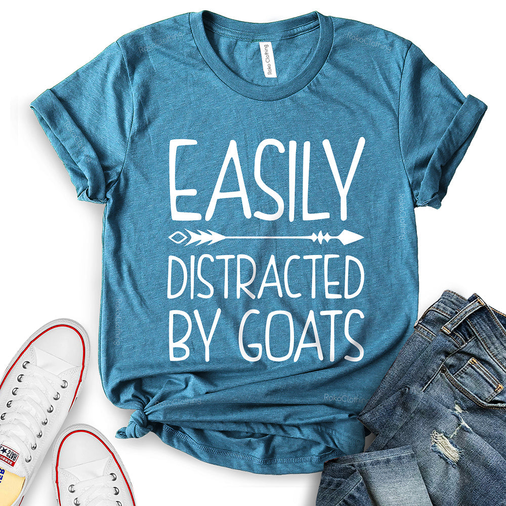 Easily Distracted by Goats T-Shirt