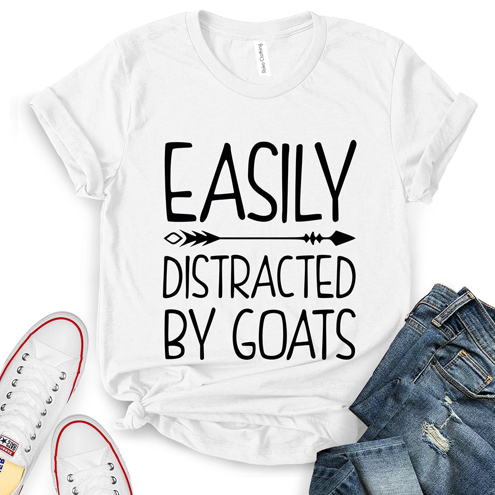 Easily Distracted by Goats T-Shirt