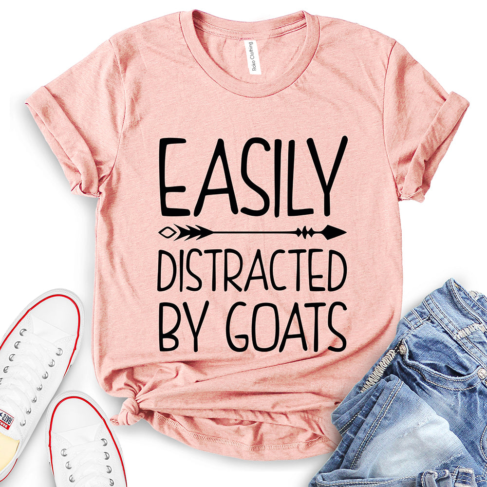 Easily Distracted by Goats T-Shirt