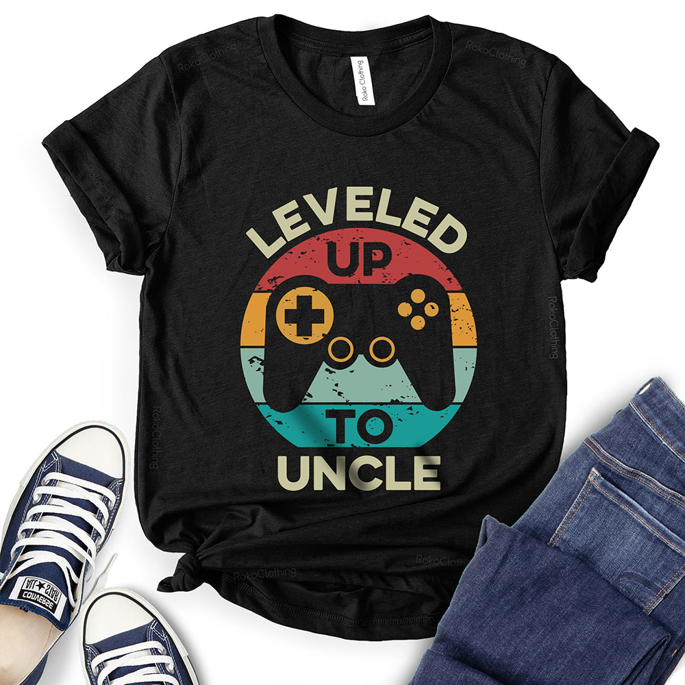 Leveled Up to Uncle Gamer T-Shirt