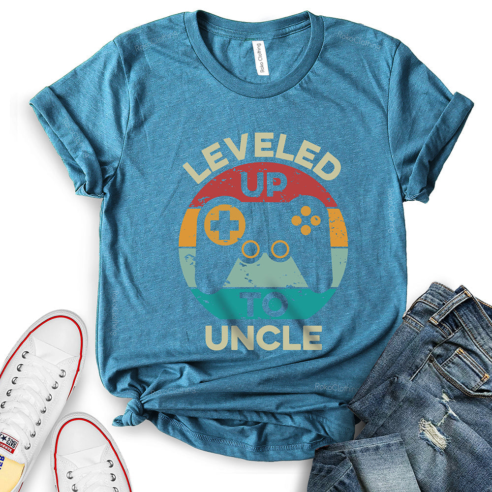 Leveled Up to Uncle Gamer T-Shirt