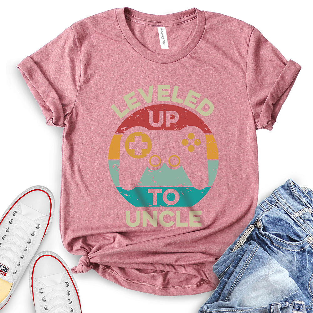 Leveled Up to Uncle Gamer T-Shirt