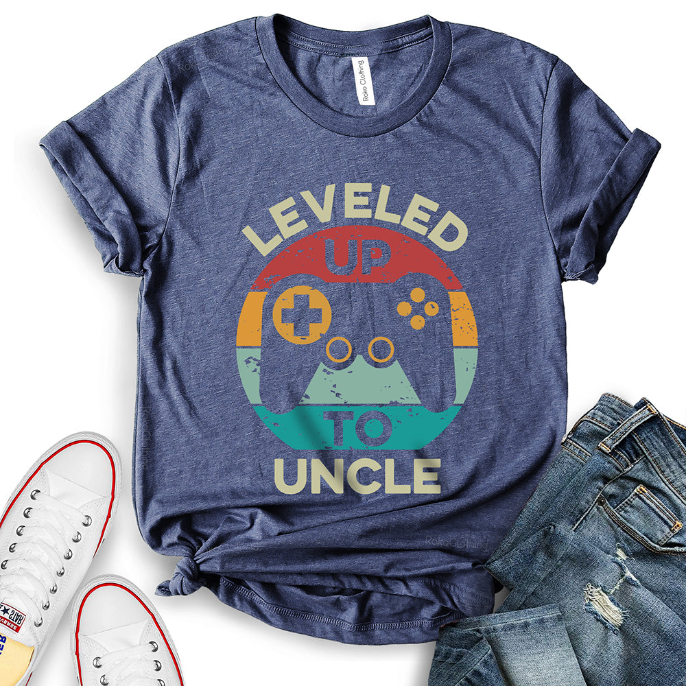 Leveled Up to Uncle Gamer T-Shirt