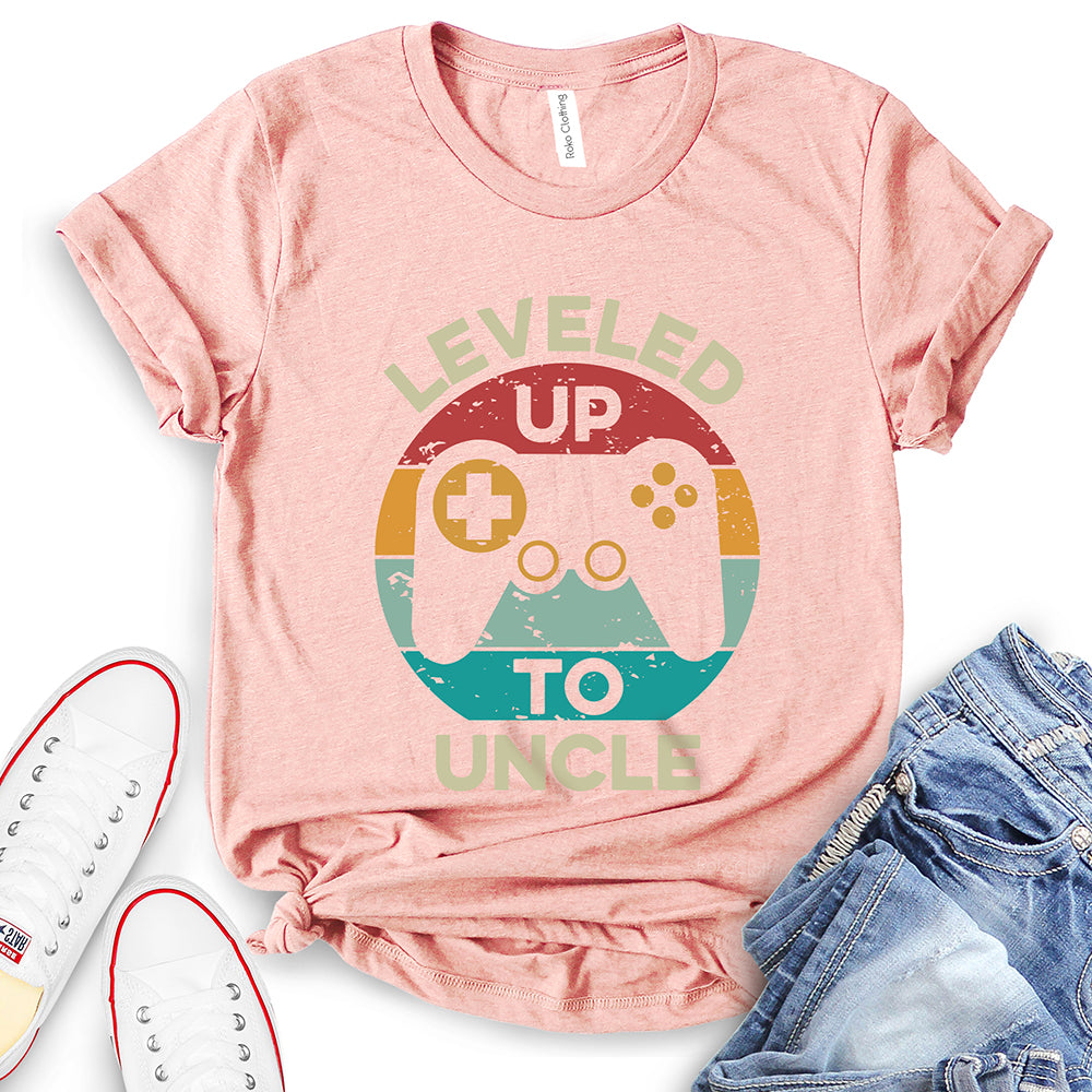 Leveled Up to Uncle Gamer T-Shirt