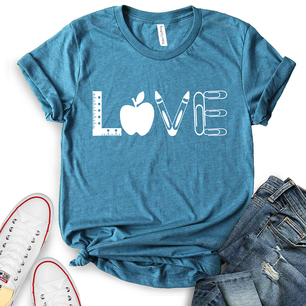 Love Teacher & School T-Shirt
