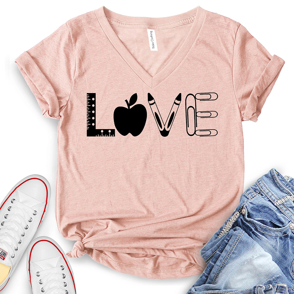 Love Teacher & School T-Shirt
