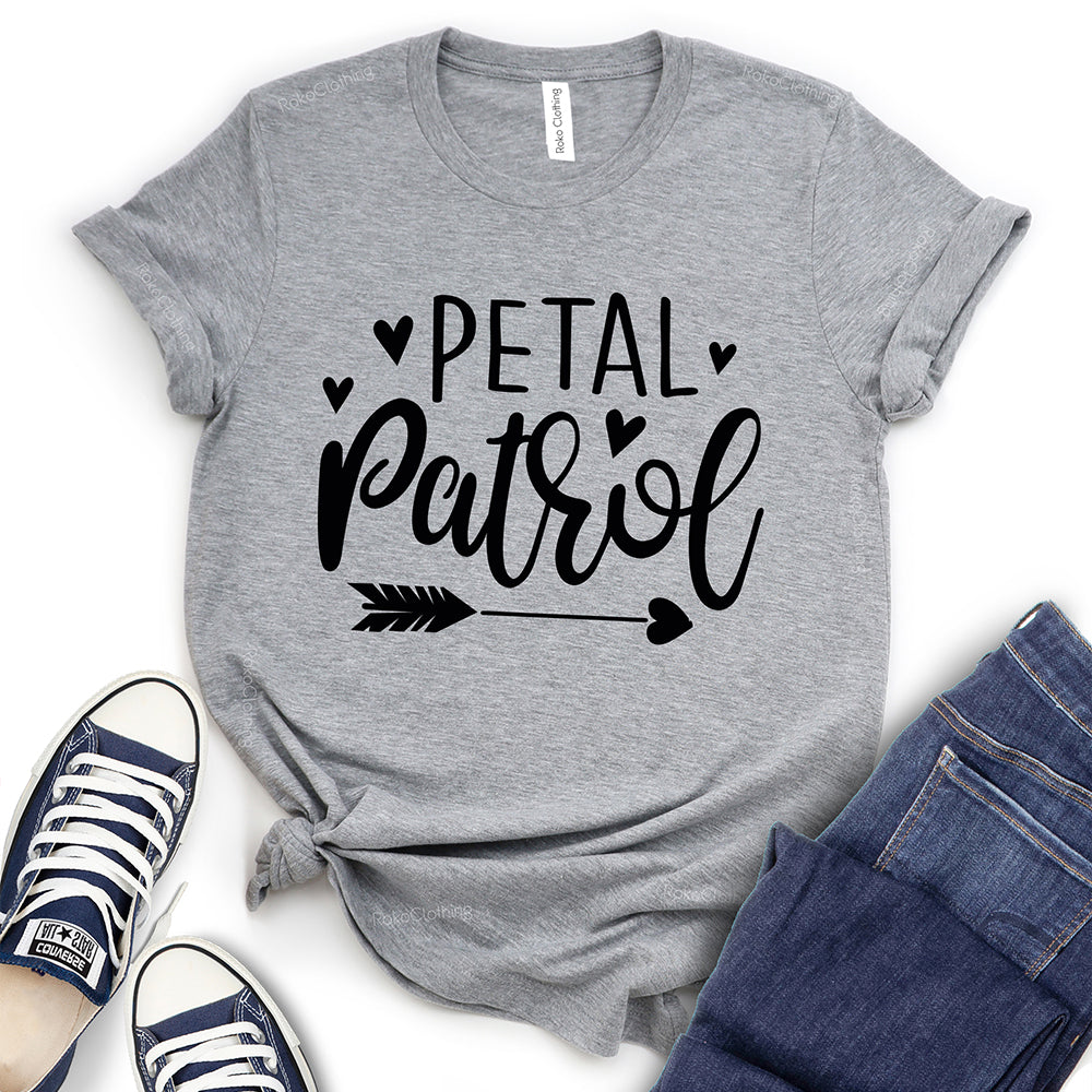 Petal Patrol Flower Girl T-Shirt