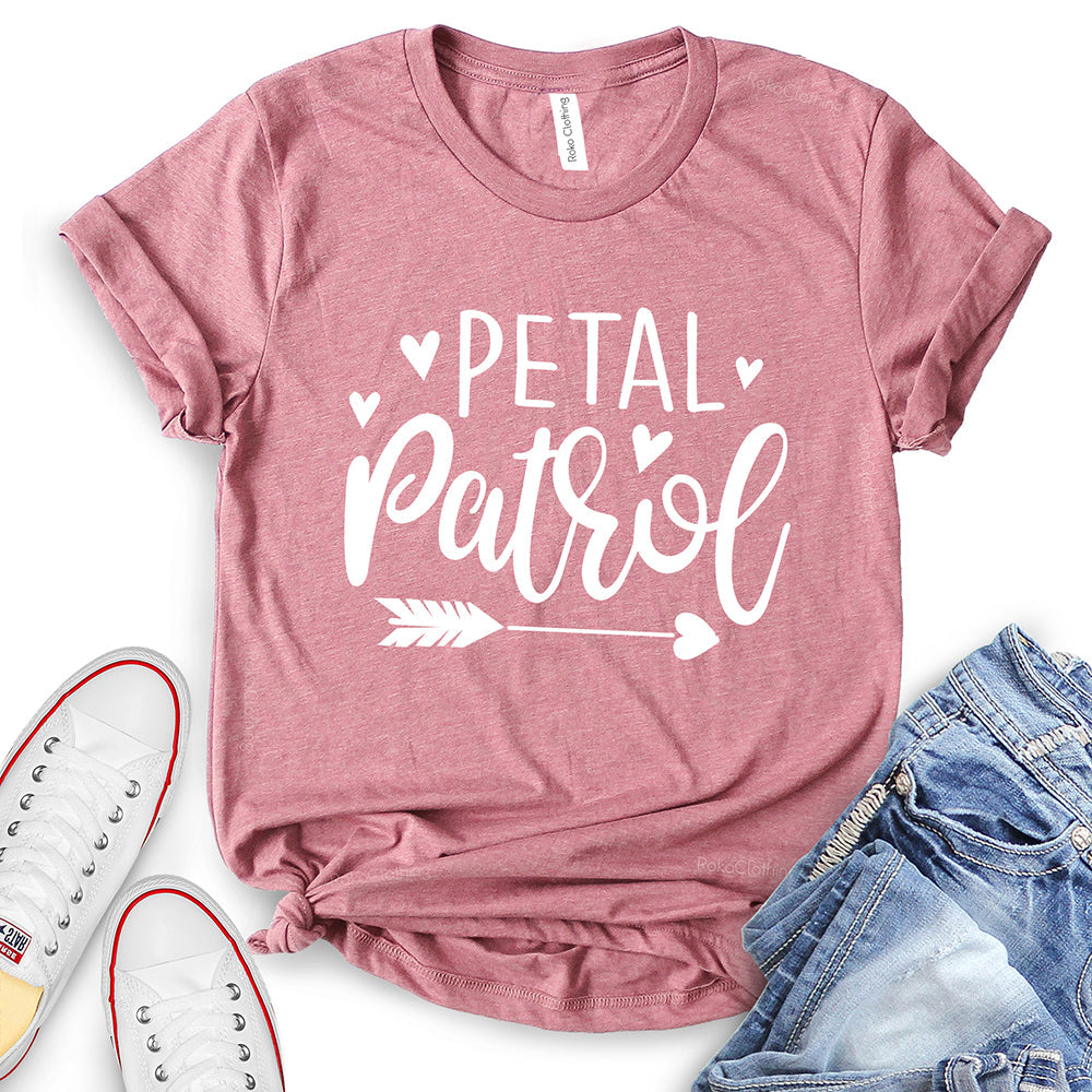 Petal Patrol Flower Girl T-Shirt