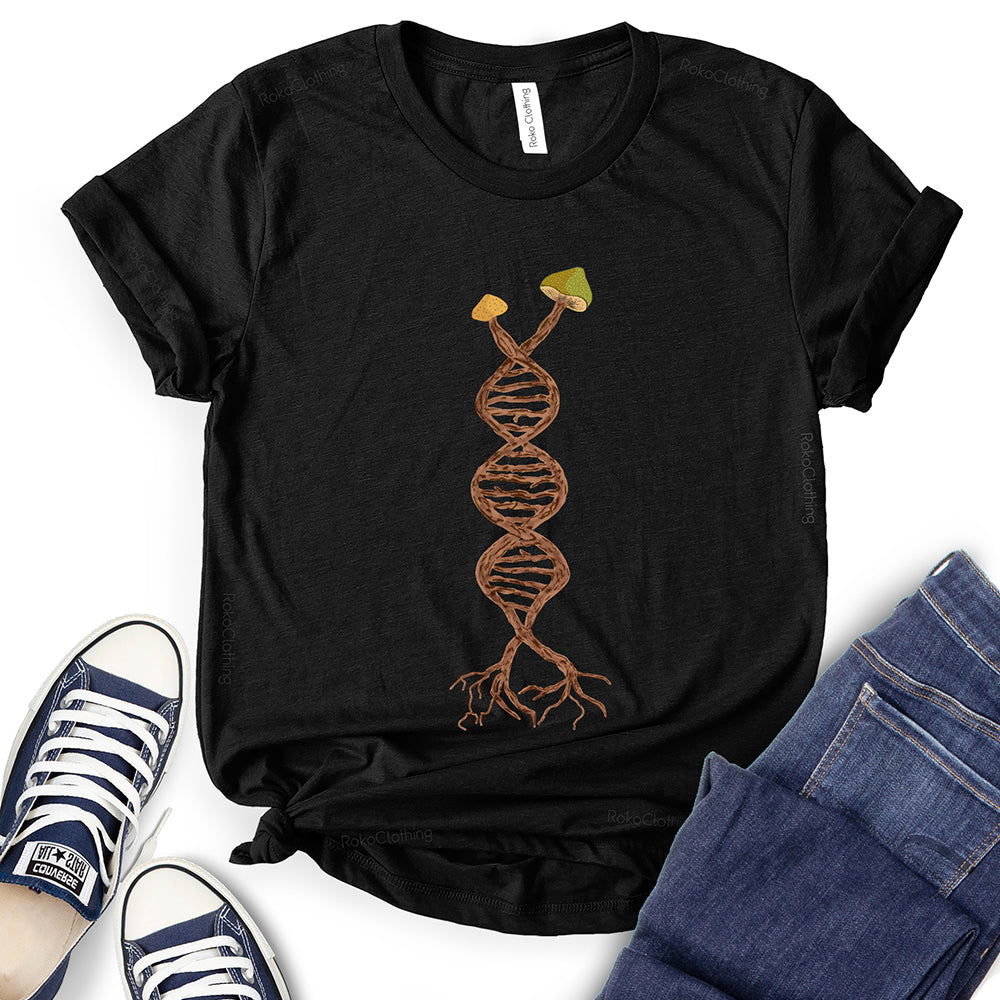 Pick Mushroom DNA Mycology T-Shirt