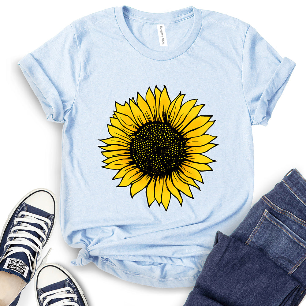 Sunflower Design T-Shirt