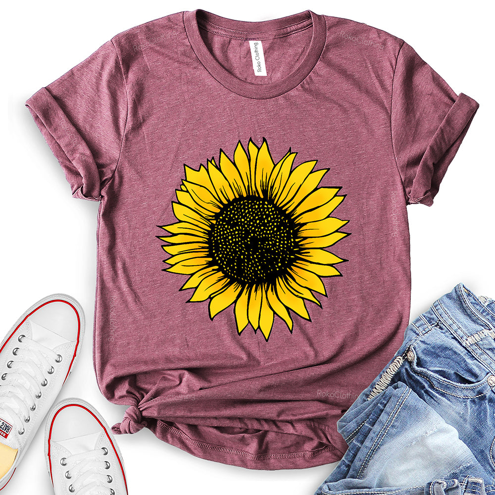 Sunflower Design T-Shirt