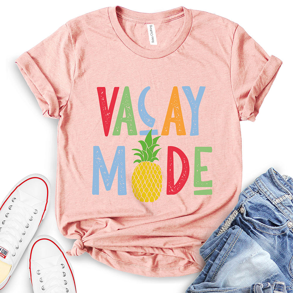 Vacay Mode Pineapple Design T-Shirt