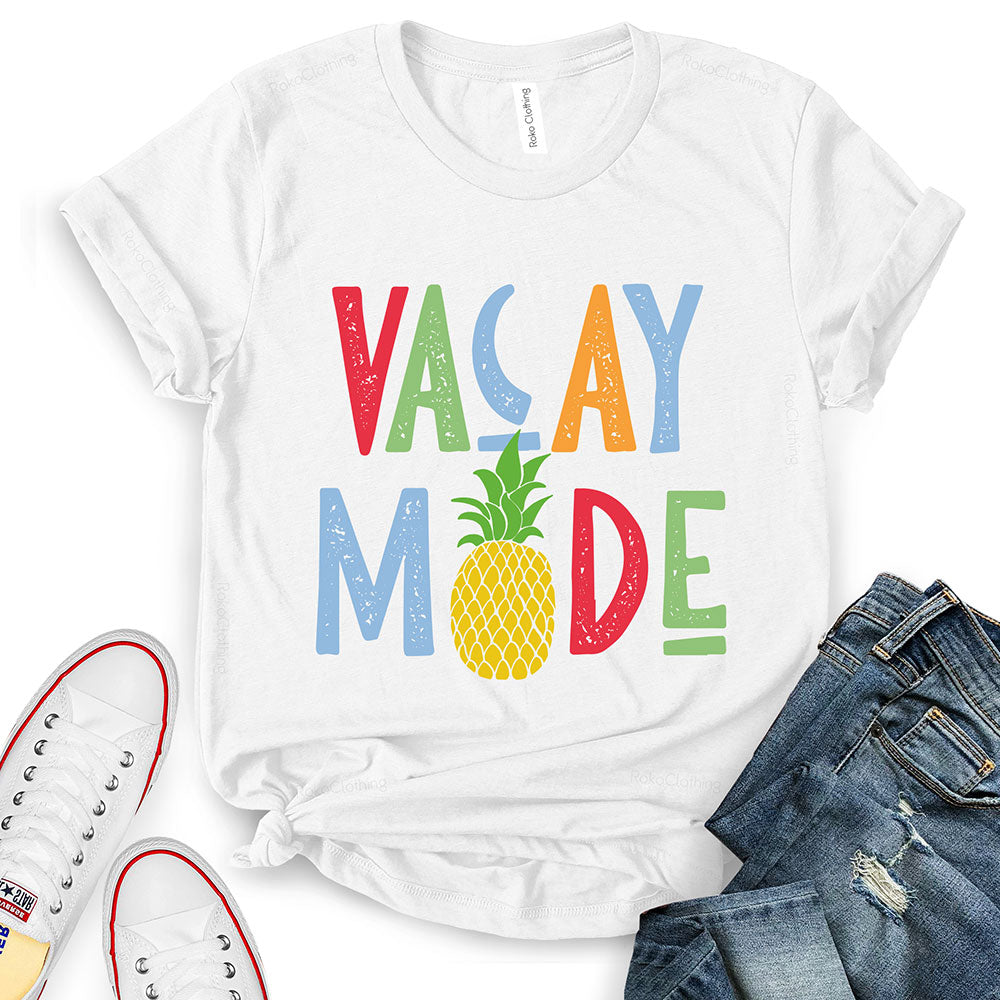 Vacay Mode Pineapple Design T-Shirt