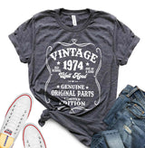 Vintage Well Aged 1974 T-Shirt - 50th Birthday Idea