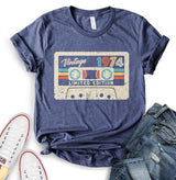 Casette 1974 T-shirt - 50th Birthday Shirt