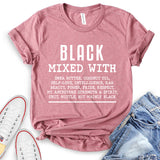 Black Mixed With T-Shirt