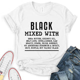 Black Mixed With T-Shirt