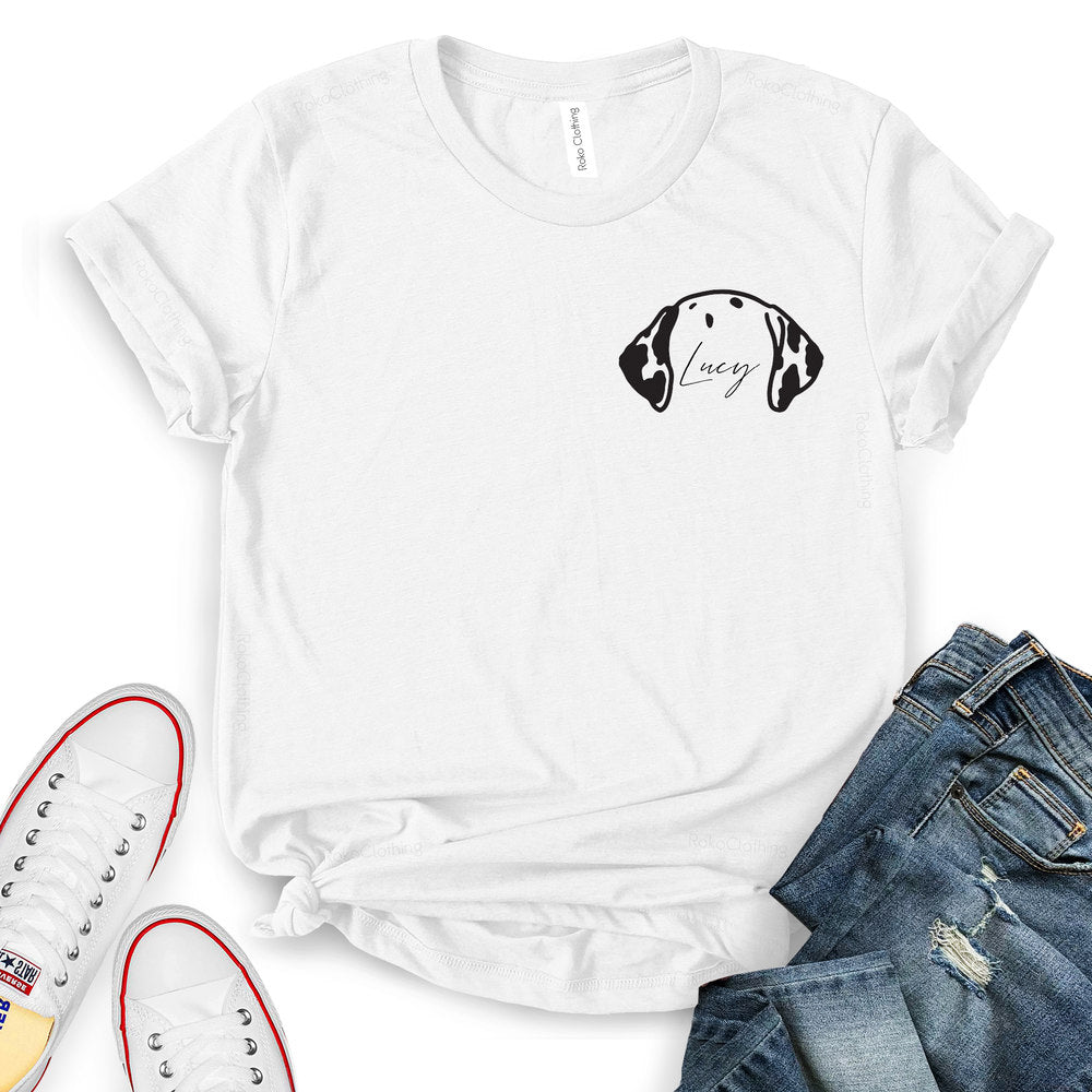 Dog Pocket Design Customizable T-Shirt