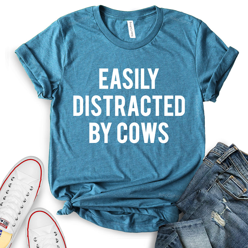 Easily Distracted by Cows T-Shirt