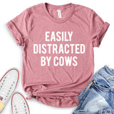 Easily Distracted by Cows T-Shirt