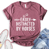 Easily Distracted by Horses T-Shirt