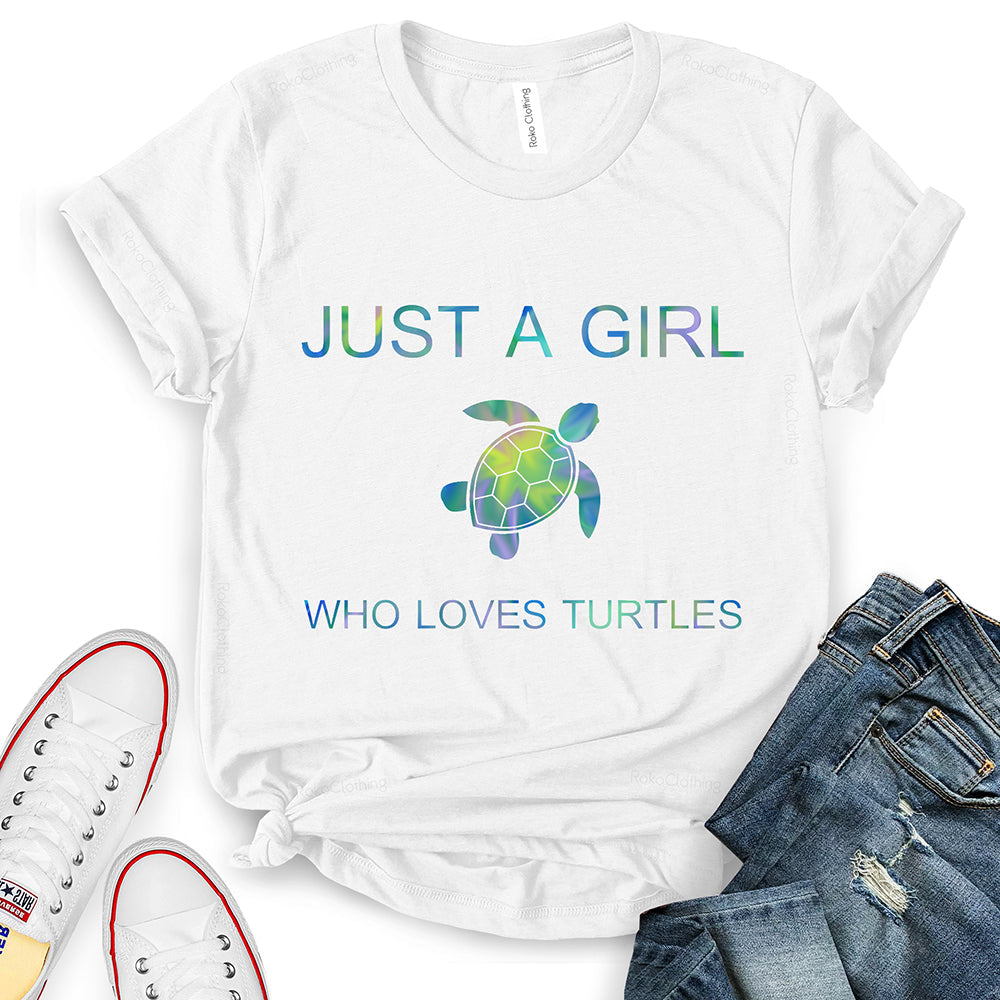 Just A Girl Who Loves Turtle T-Shirt