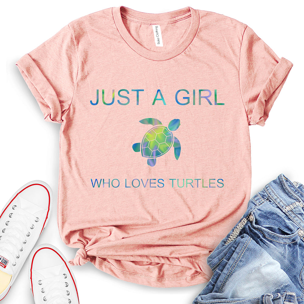 Just A Girl Who Loves Turtle T-Shirt