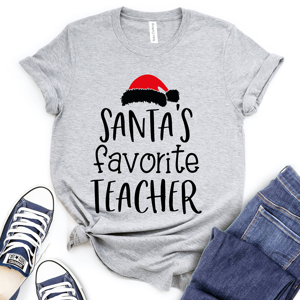 Santa’s Favorite Teacher T-Shirt