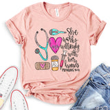 She Works Willingly With Her Hands Proverbs 31:13 T-Shirt