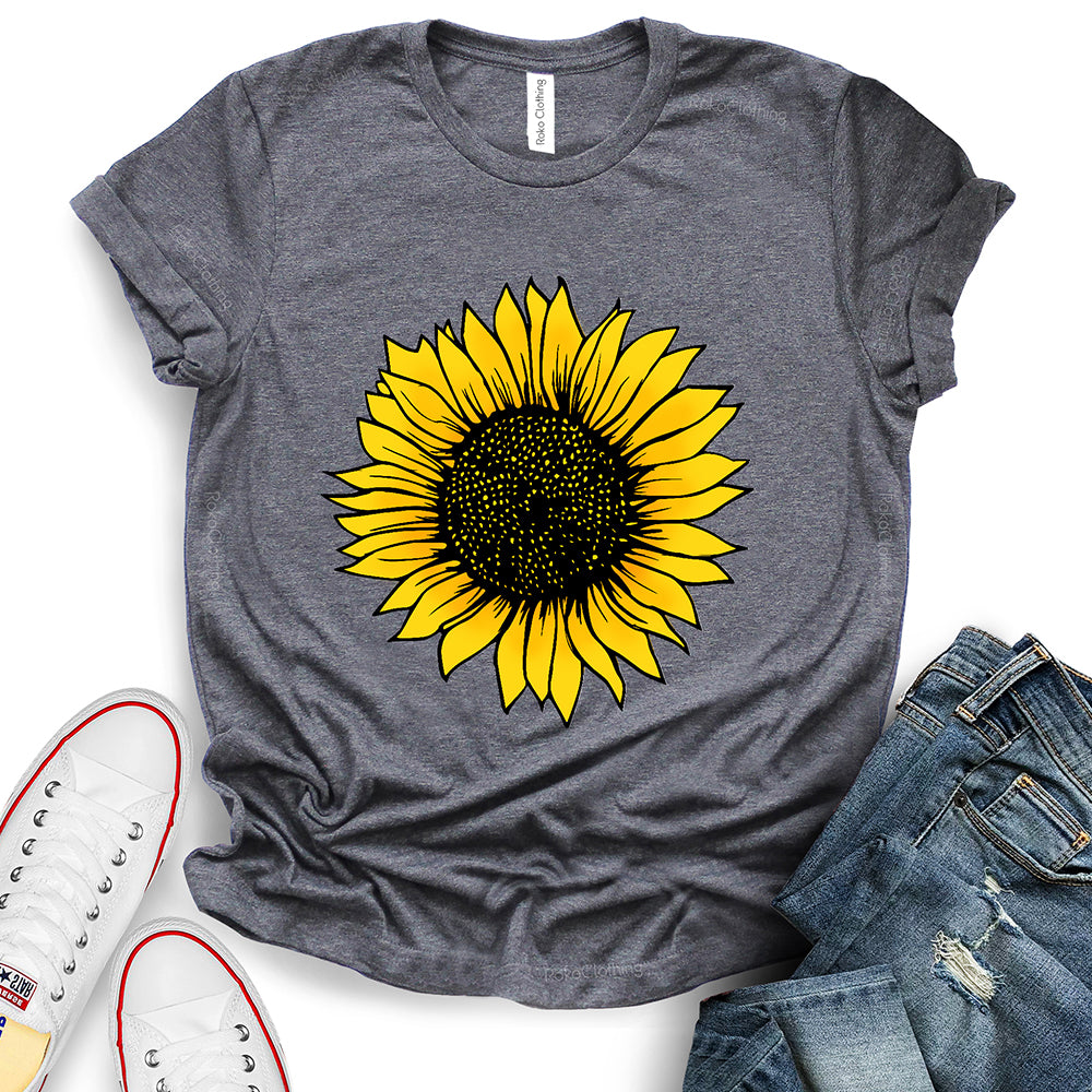 Sunflower Design T-Shirt