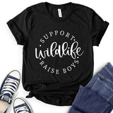 Support Wild Life Raise Boys T-Shirt