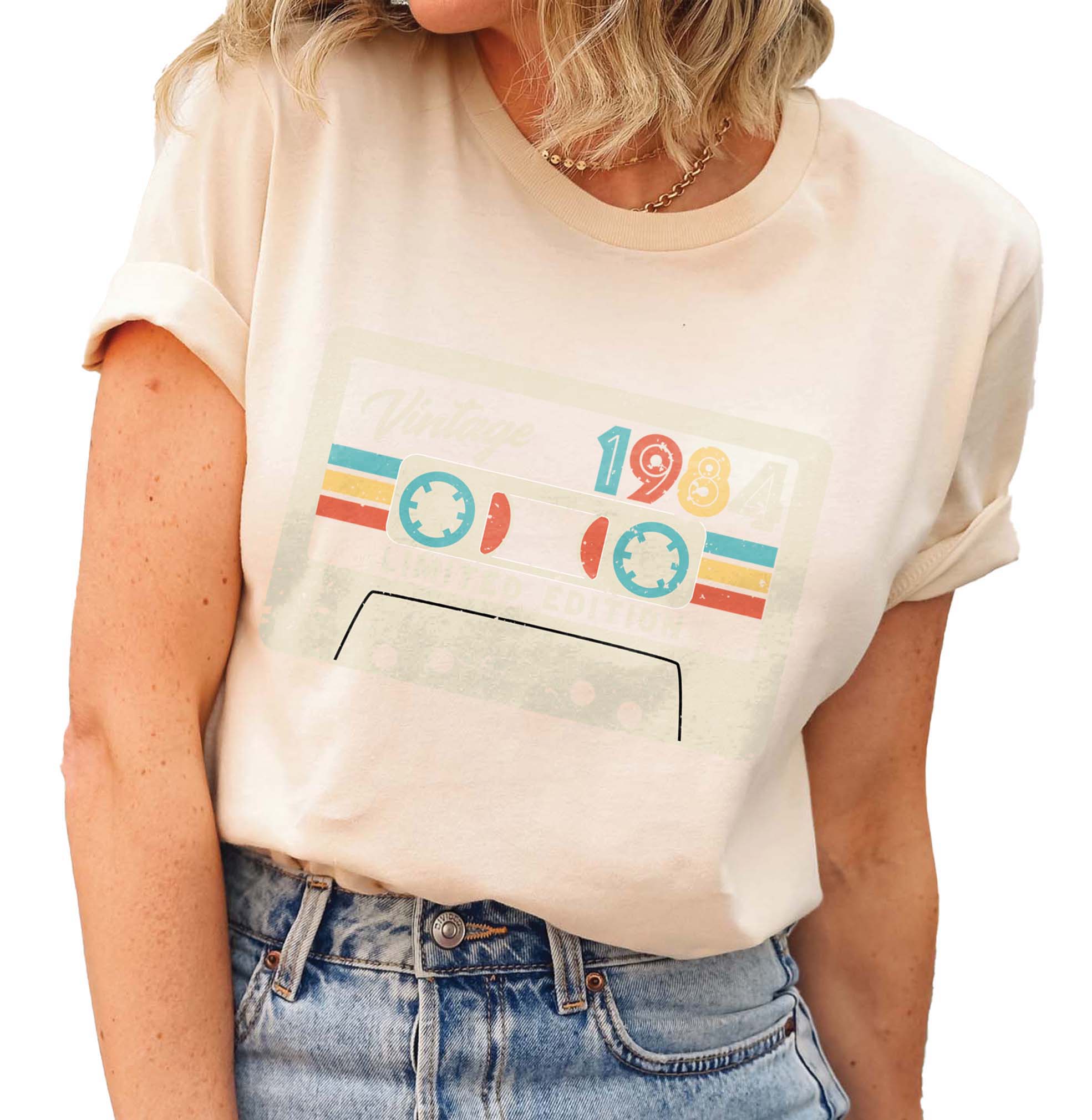 Casette Vintage 1984 T-shirt - Ideas for Birthday Gift