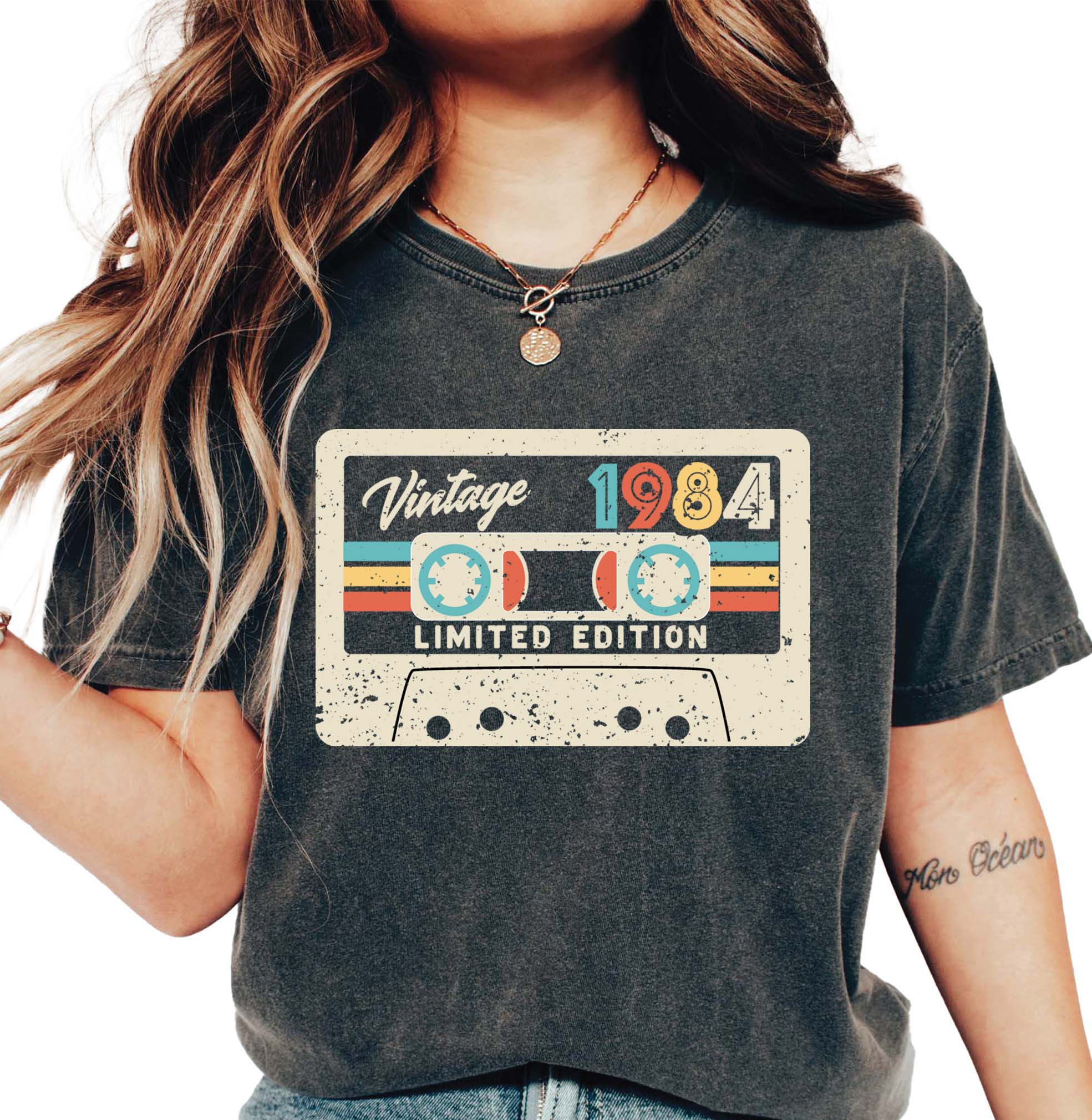 Casette Vintage 1984 T-shirt - Ideas for Birthday Gift