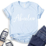 abulea t shirt baby blue
