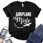 airplane mode t shirt black