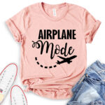 airplane mode t shirt heather peach