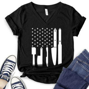 American Chef T-Shirt V-Neck for Women 2