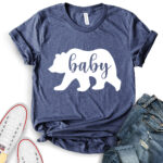 baby bear t shirt heather navy