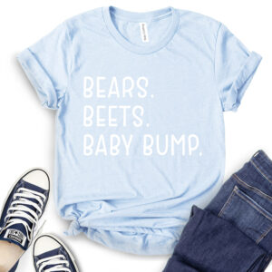 Bears Beets Baby Bump T-Shirt 2