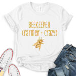beekeeper t shirt for women white