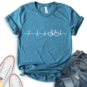 Bicycle Heartbeat T-Shirt for Women