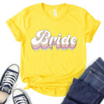 bride-t-shirt-for-women-yellow
