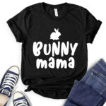 bunny mama t shirt black