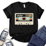 casette-vintage-1983-t-shirt-for-women-black